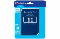 VERBATIM Externí HDD 1TB Store  n  Go Portable Hard Drive USB 3.0, Blue GEN II