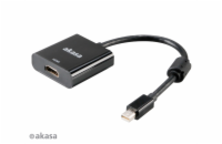 AKASA redukce Mini DisplayPort na HDMI 4k*2k, 20cm  (aktivní)