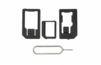 ALIGATOR Adaptér pro nano a microSIM karty + jehla