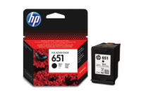 HP inkoustová kazeta 651 černá C2P10AE originál