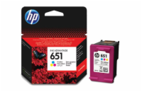 HP inkoustová kazeta 651 Tri-color C2P11AE originál