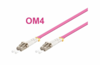 OPTIX LC-LC Optický patch cord 50/125 1m OM4 Duplex