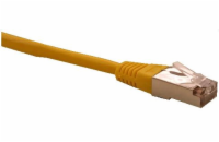 Patch cord FTP cat5e 0,25M žlutý