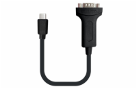 PremiumCord Konvertor USB 3.1 (typ C) na RS232/ 20cm/ černý