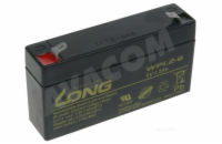 Long 6V 1,2Ah olověný akumulátor F1 (WP1.2-6) 