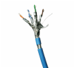 Datacom 12151 F/FTP, drát, CAT6A, LSOH, 100m, modrý DATACOM F/FTP drát CAT6A LSOH,Eca 100m, plášť modrý