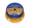 Verbatim DVD+R 4,7GB 16x, Advanced AZO+, cakebox, 25ks (43500)