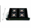 19" horiz.vent.j.4xVent.-220V/92W termost.2U černá