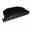 TRITON 10" optická vana pro 8 spojek simplex SC 1U černá
