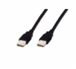 Digitus USB kabel A/samec na A/samec, černý, Měď, 3m