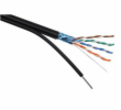 SOLARIX kabel, CAT5E, FTP PE, drát, venkovní samonosný, 305m, špulka
