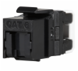 MULTIPACK 24 ks - rychlozařezávací keystone Solarix CAT6 UTP SXKJ-6-UTP-BK-NA Comp. Level a 4PPoE