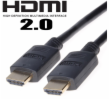 PREMIUMCORD Kabel HDMI 2.0 High Speed + Ethernet, zlacené konektory, 1,5m
