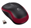Logitech Wireless Mouse M185, red