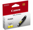 Canon inkoustová náplň CLI-551Y/ žlutá