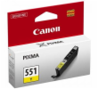 Canon CARTRIDGE CLI-551Y žlutá pro Pixma iP, Pixma iX, Pixma MG a Pixma MX 6850, 725x, 925, 8750 (300 str.)