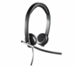 LOGITECH Headset H650e Stereo/ drátová sluchátka + mikrofon/ USB/ černá