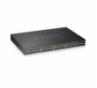 Zyxel GS1920-48HPV2 52-port Gigabit WebManaged PoE Switch, 48x gigabit RJ45, 4x gigabit RJ45/SFP, 2x SFP, 375W pro PoE