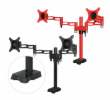 ARCTIC Z2 red - dual monitor arm with USB Hub inte