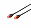 Digitus Ecoline Patch Cable, UTP, CAT 6e, AWG 26/7, černý 2m, 1ks