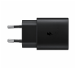 Samsung cestovní nabíječka EP-TA800XBE, Quickcharge 25W, kabel USB-C, černá