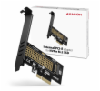 AXAGON PCEM2-N, PCIe x4 - M.2 NVMe M-key slot adaptér, vč. LP