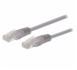 C-TECH kabel patchcord Cat5e, UTP, šedý, 3m