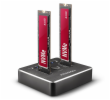AXAGON ADSA-M2C, USB-C 3.2 Gen 2 -  2x M.2 NVMe SSD CLONE MASTER dokovací stanice