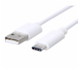 C-Tech CB-USB2C-10W USB 2.0 AM na Type-C AM/CM, 1m, bílý kabel C-TECH USB 2.0 AM na USB-C (AM/CM), 1m, bílá