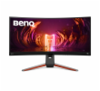 BENQ Mobiuz 34" LED EX3410R/ Curved/ VA panel/ 3440x1440/ 3000:1/ 1ms/ 144 Hz/ 2xHDMI/ DP/ USB/ FreeSync/ černošedý