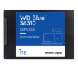 WD SSD BLUE SA510 1TB / WDS100T3B0A / SATA III / Interní 2,5" / 7mm