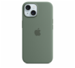 Apple Silikonové s MagSafe iPhone 15, cypřišově zelené MT0X3ZM/A iPhone 15 Silicone Case with MS - Cypress