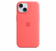 Apple Silikonové s MagSafe iPhone 15 Plus, světle melounová MT163ZM/A iPhone 15+ Silicone Case with MS - Guava
