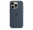 APPLE iPhone 15 Pro Silicone Case with MagSafe - Storm Blue