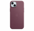 Apple z tkaniny FineWoven s MagSafe na iPhone 15 Plus, morušově rudá MT4A3ZM/A iPhone 15+ FineWoven Case with MS - Mulberry