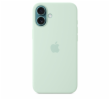 iPhone 16 Plus Silicone Case with MS - Aquamarine