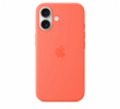iPhone 16 Silicone Case with MS - Tangerine