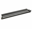 19" modulární neosazený high-density patch panel Solarix 24 portů 0,5U SX24HDM-0-STP-SL-UNI